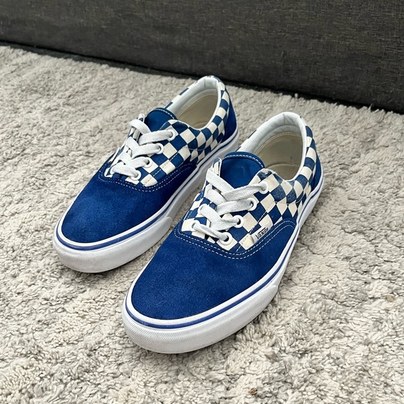Vans Other - Blue Checkered Authentic Vans
